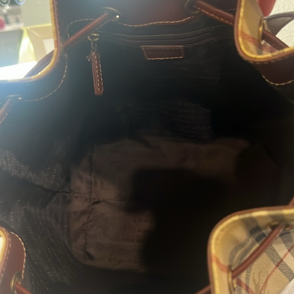 Burberry EUC Drawstring Bucket Crossbody - Picture 11 of 17